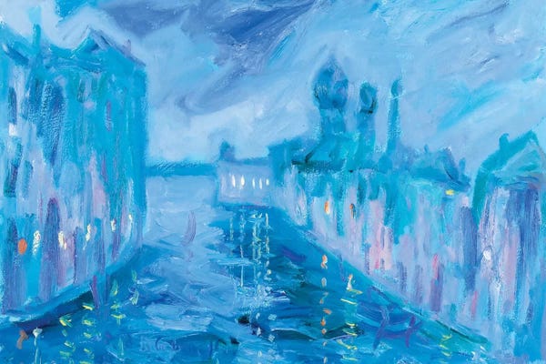 Peris Carbonell: Sunset On The Grand Canal, Venice by Peris Carbonell