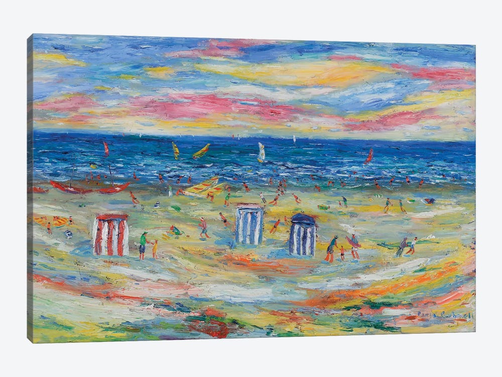 The Beach Houses by Peris Carbonell 1-piece Canvas Wall Art