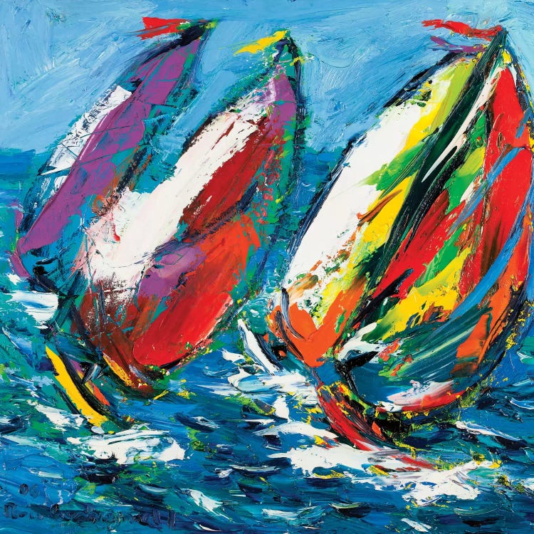 Four Sailboats