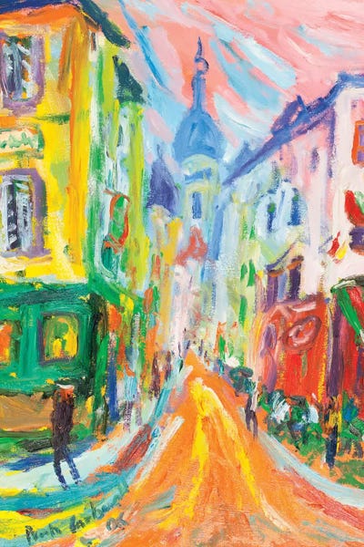 Peris Carbonell: Montmartre And La Sacre Coeur, Paris by Peris Carbonell