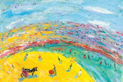 El Cite In A Bullfight by Peris Carbonell canvas print