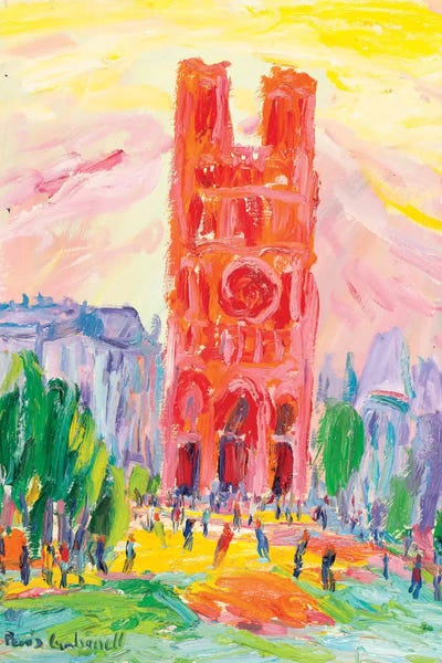 Notre Dame, Paris by Peris Carbonell framed canvas print