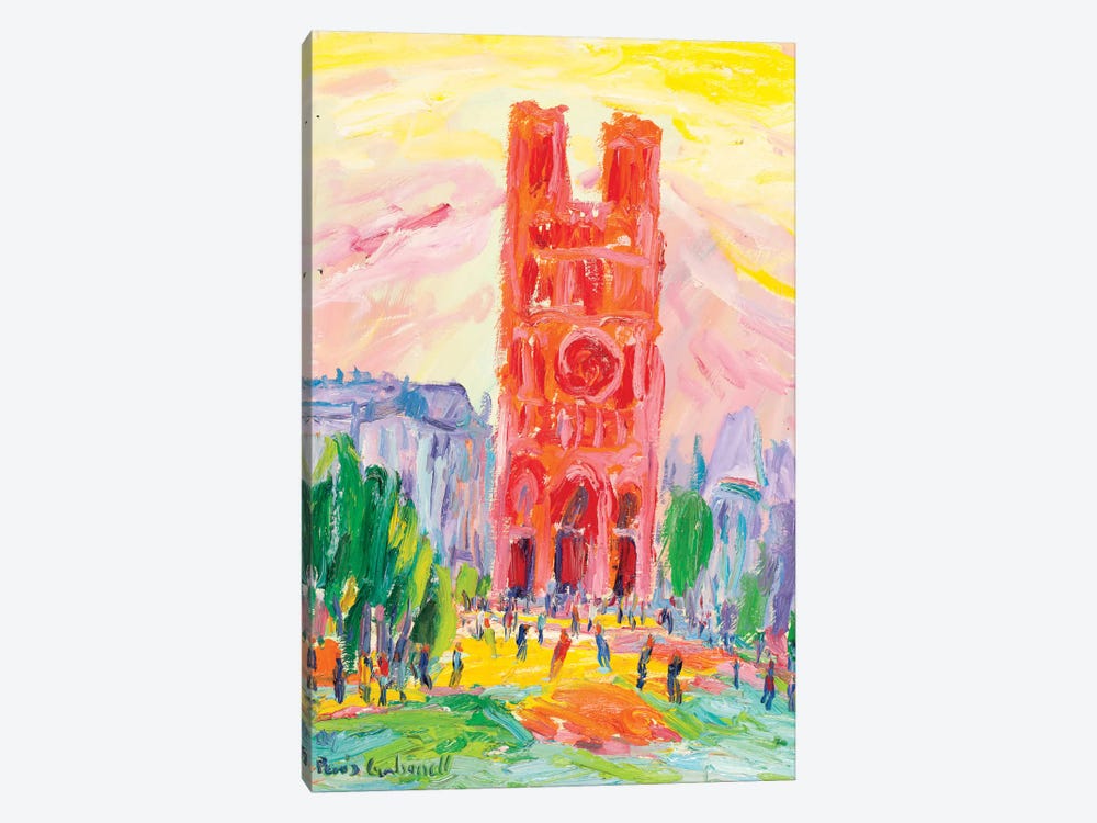 Notre Dame, Paris by Peris Carbonell 1-piece Canvas Art Print