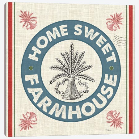 Sweet Farmhouse I No 100 Canvas Print #PES45} by Pela Studio Canvas Art Print
