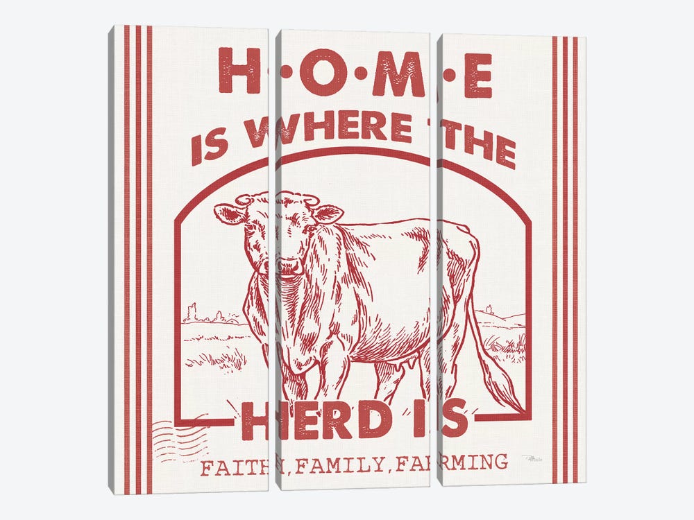 Vintage Farmhouse IV 3-piece Art Print