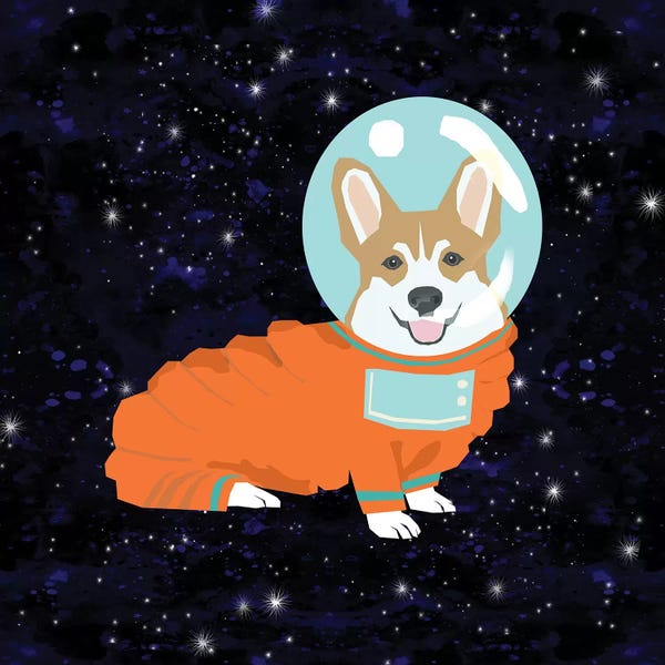 Corgis: Corgi Tan Spacedog by Pet Friendly