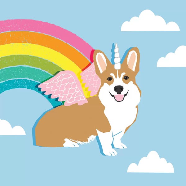 Corgis: Corgi Unicorn by Pet Friendly