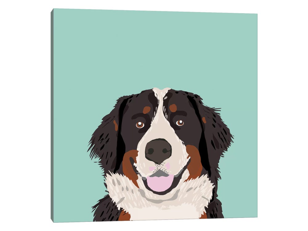Thick Paint Dog Acrylic Print