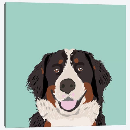 Bernese Mountain Dog Canvas Print #PET10} by Pet Friendly Canvas Art