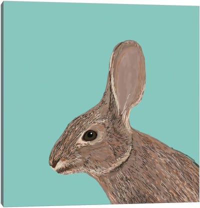 Bunny Canvas Art Print - Pet Friendly