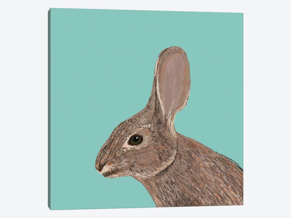 Bunny by Pet Friendly 1-piece Canvas Wall Art