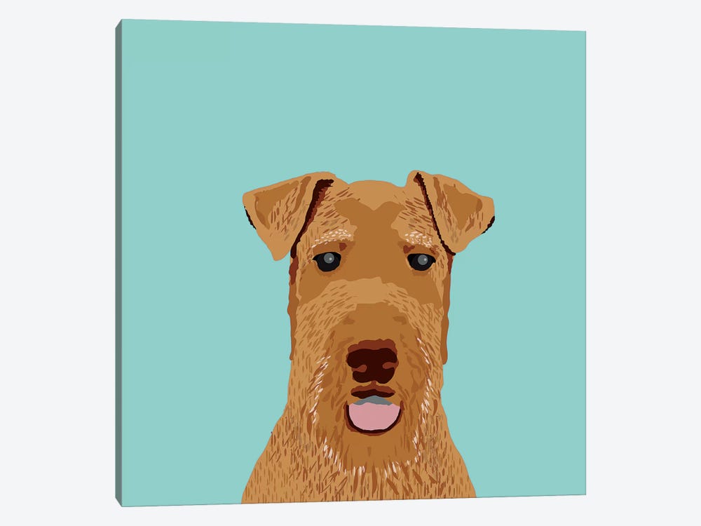 Airedale Terrier by Pet Friendly 1-piece Canvas Artwork