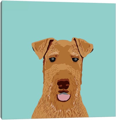 Airedale Terrier Canvas Art Print - Airedale Terrier Art