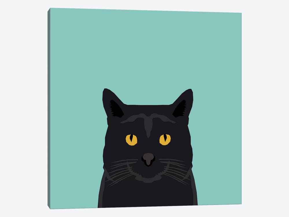 Cat (Black) by Pet Friendly 1-piece Canvas Art Print