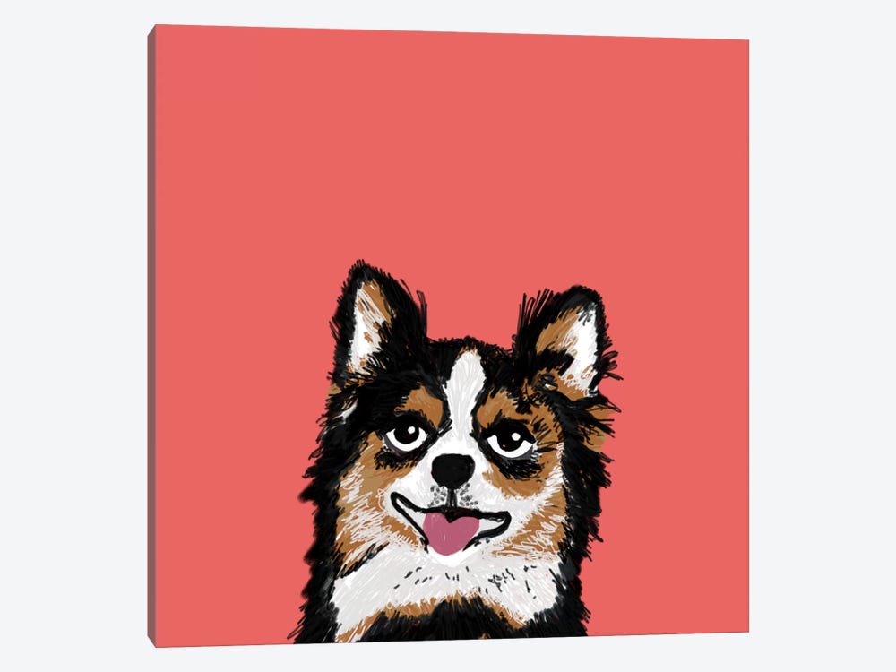 Chihuahua (Long-Haired) by Pet Friendly 1-piece Canvas Print