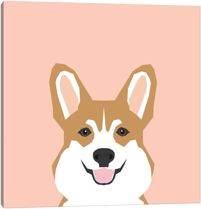 Corgi Canvas Art Print - Pet Friendly
