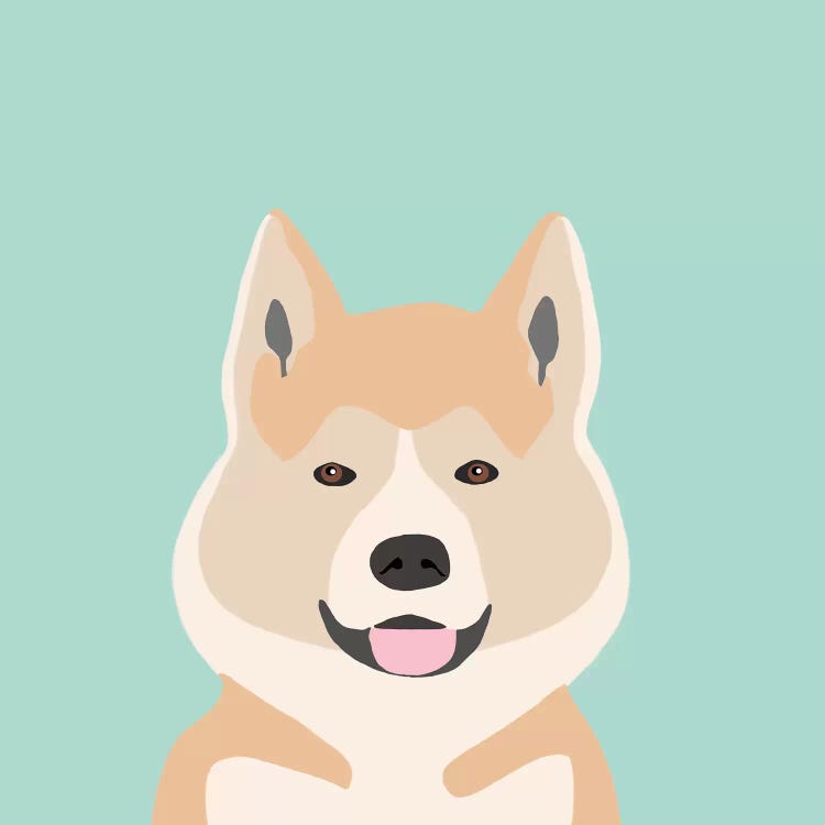 Akita by Pet Friendly wall art