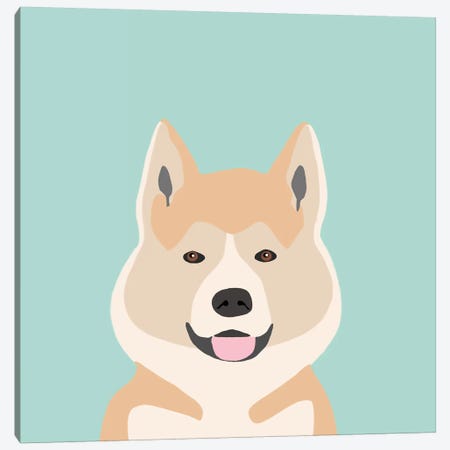 Akita Canvas Print #PET2} by Pet Friendly Canvas Art
