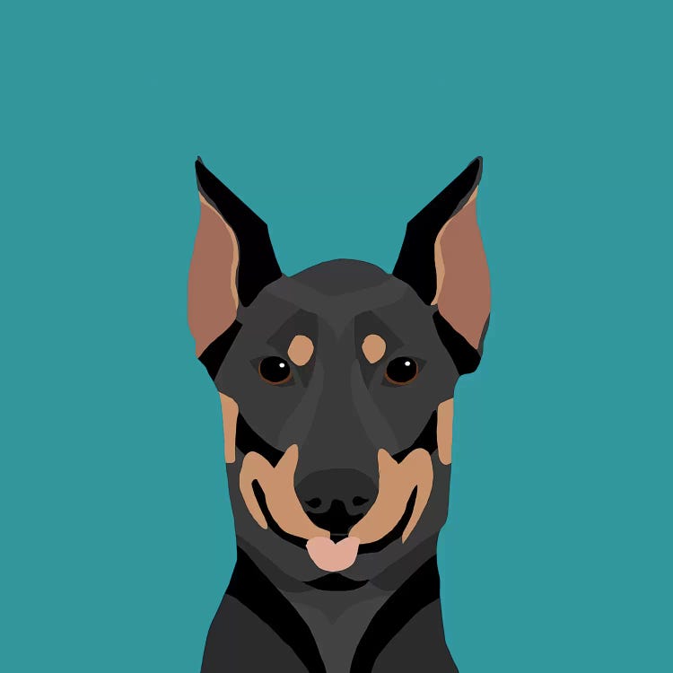 Doberman Pinscher by Pet Friendly wall art