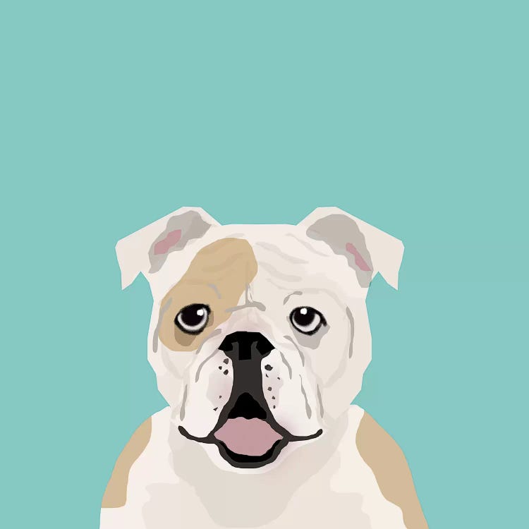 English Bulldog by Pet Friendly canvas print