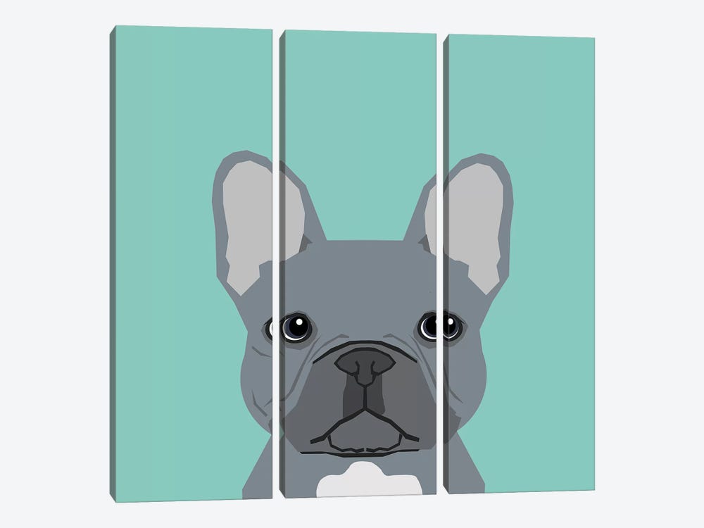 French Bulldog I by Pet Friendly 3-piece Canvas Art