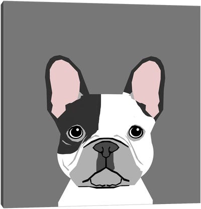 French Bulldog II Canvas Art Print - Pet Friendly