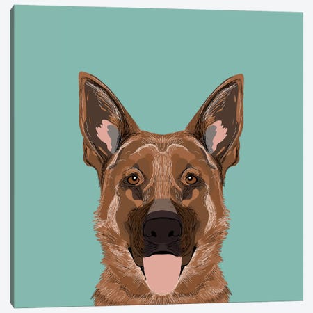 German Shepherd Canvas Print #PET42} by Pet Friendly Canvas Print