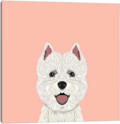 Highland Terrier Canvas Art Print - Pet Friendly