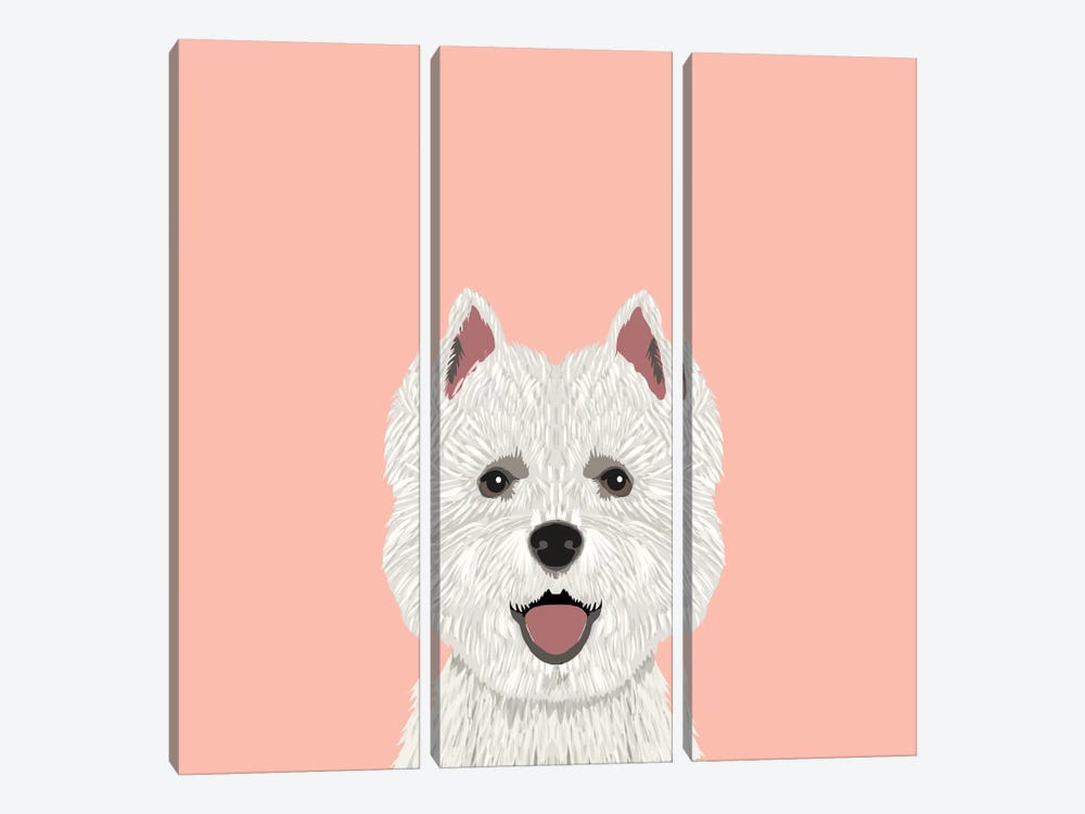Highland Terrier by Pet Friendly 3-piece Canvas Artwork