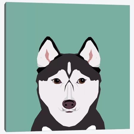Husky Canvas Print #PET47} by Pet Friendly Canvas Art