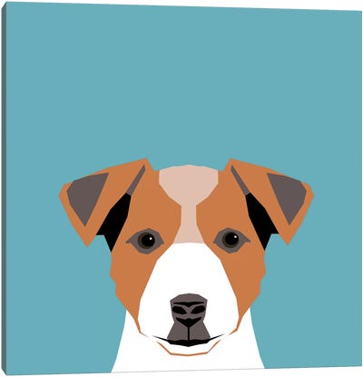 Jack Russell Terrier Canvas Art Print