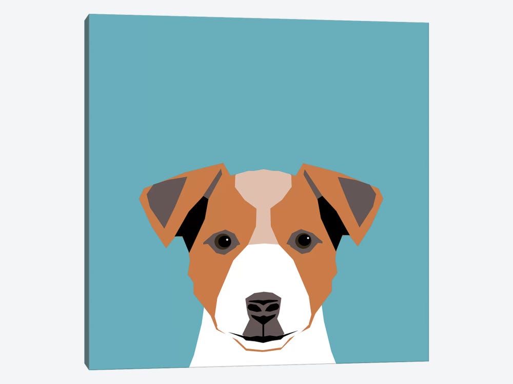 Jack Russell Terrier by Pet Friendly 1-piece Canvas Wall Art