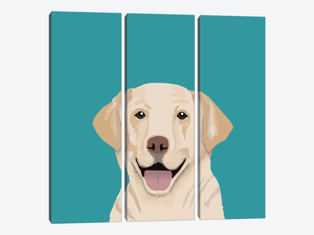 Labrador by Pet Friendly 3-piece Canvas Art