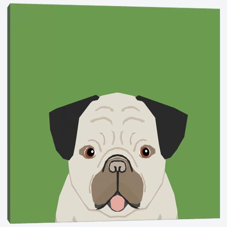Pug Canvas Print #PET59} by Pet Friendly Canvas Artwork