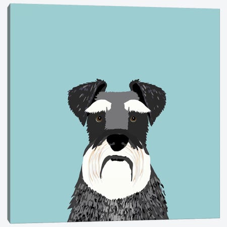 Schnauzer Canvas Print #PET61} by Pet Friendly Canvas Print