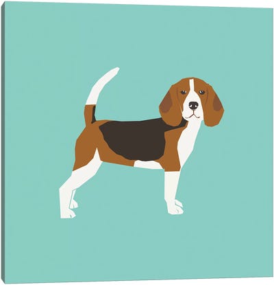 Beagle Canvas Art Print - Pet Friendly