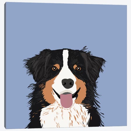 Australian Shepherd III Canvas Print #PET7} by Pet Friendly Canvas Art Print