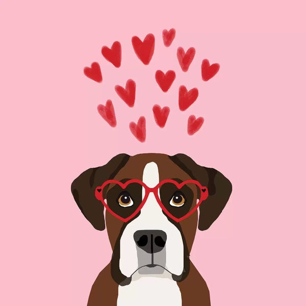 Boxers: Boxer Love  Glasses by Pet Friendly
