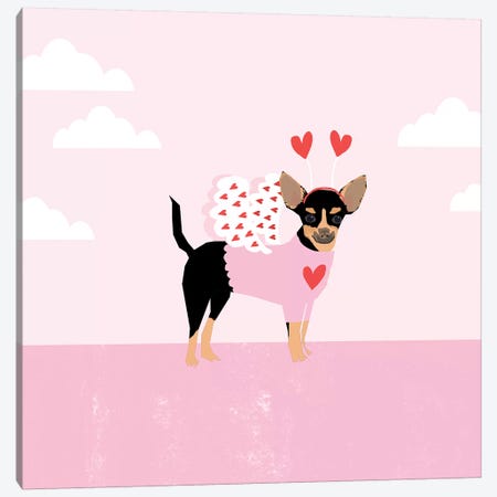 Chihuahua Love Bug Canvas Print #PET89} by Pet Friendly Canvas Print