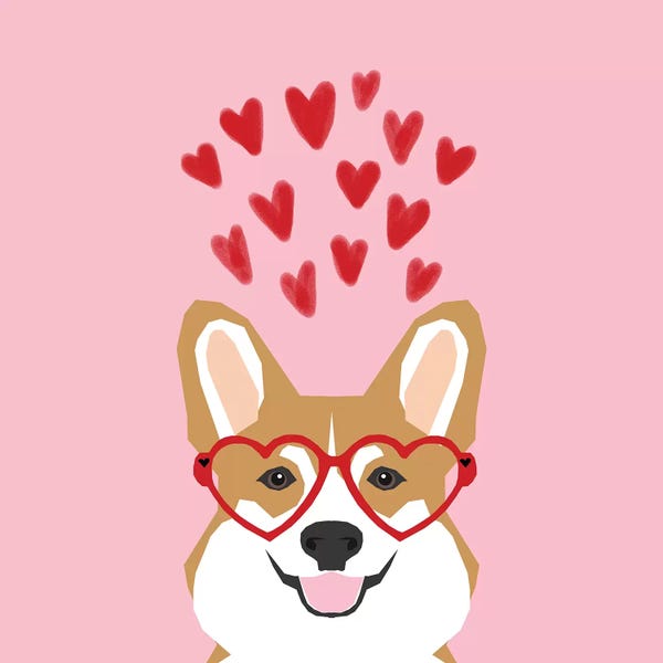 Corgis: Corgi Love Glasses   by Pet Friendly