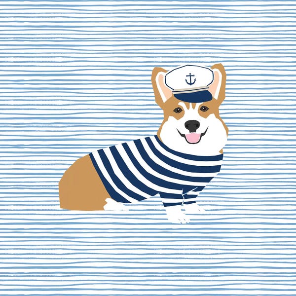 Corgis: Corgi Nautical by Pet Friendly