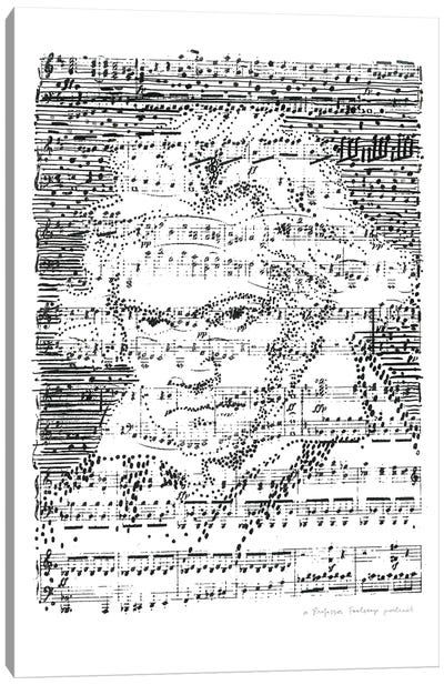 Beethoven Canvas Art Print - Ludwig van Beethoven