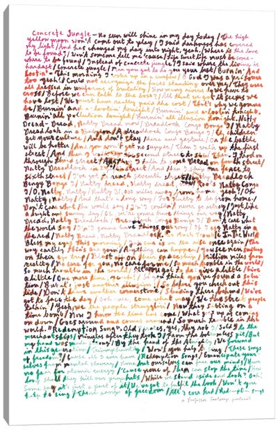 Bob Marley Canvas Art Print - Professor Foolscap