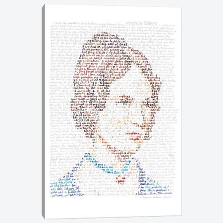 Emily Brontë Canvas Print #PFF19} by Professor Foolscap Canvas Art