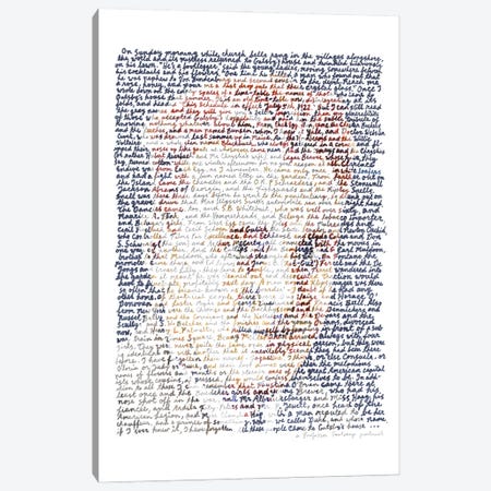 F. Scott Fitzgerald Canvas Print #PFF20} by Professor Foolscap Art Print