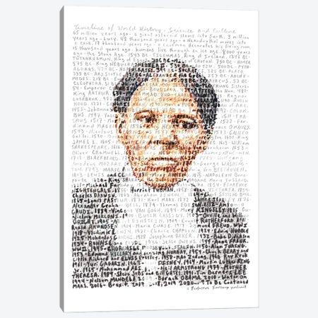 Harriet Tubman Canvas Print #PFF23} by Professor Foolscap Canvas Print