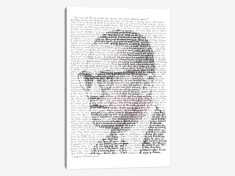 Malcolm X by Professor Foolscap 1-piece Art Print