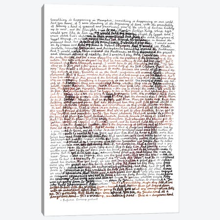 Martin Luther King Jr Canvas Print #PFF31} by Professor Foolscap Canvas Artwork