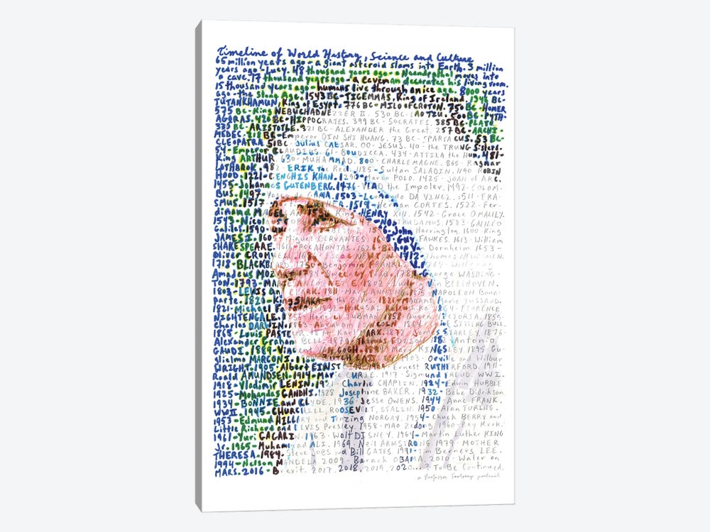 Mother Teresa by Professor Foolscap 1-piece Canvas Artwork