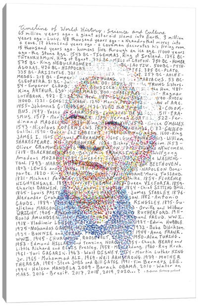 Nelson Mandela Canvas Art Print - Professor Foolscap